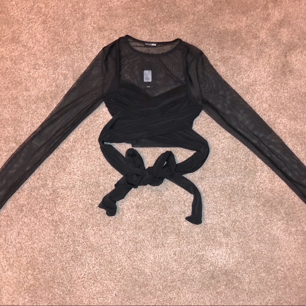 Fashion Nova - Gotta Bounce Mesh Top